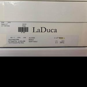 Laduca character shoes, tan, soft sole